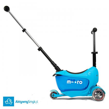 Niebieski jeździk Micro Mini2Go Plus Deluxe Blue