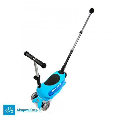 Niebieski jeździk Micro Mini2Go Plus Deluxe Blue