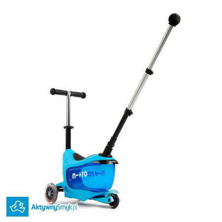 Niebieski jeździk Micro Mini2Go Plus Deluxe Blue