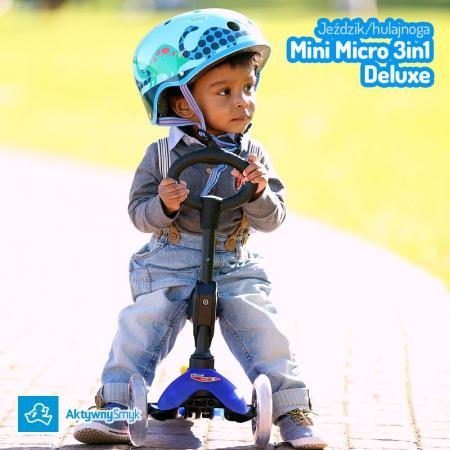 Mini Micro 3in1 Deluxe Purple - jeździk i hulajnoga Mini Micro Deluxe