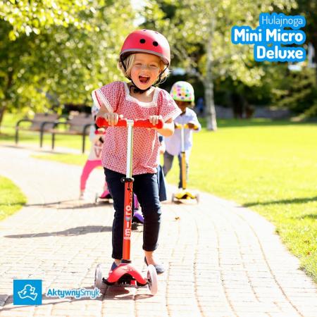 Mini Micro 3in1 Deluxe Pink - jeździk i hulajnoga Mini Micro Deluxe