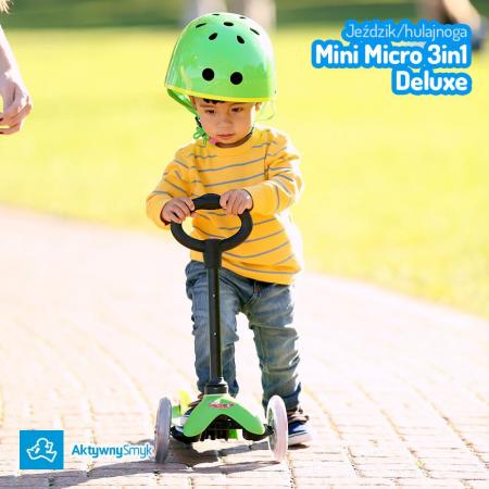 Mini Micro 3in1 Deluxe Aqua - jeździk i hulajnoga Mini Micro Deluxe