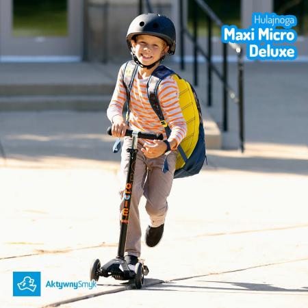 Żółta hulajnoga Maxi Micro Deluxe