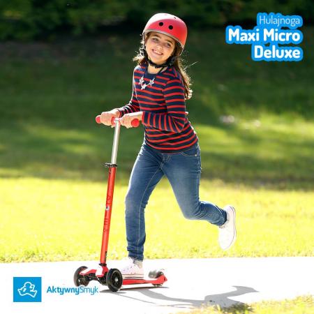 Żółta hulajnoga Maxi Micro Deluxe