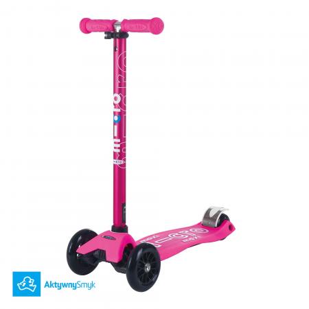 Różowa hulajnoga Maxi Micro Deluxe Shocking Pink