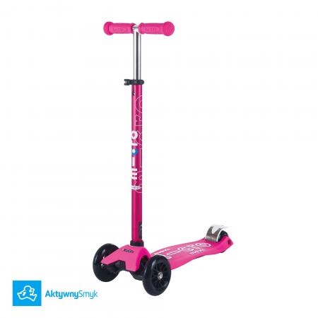 Różowa hulajnoga Maxi Micro Deluxe Shocking Pink