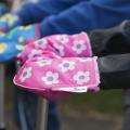 Ocieplacze na kierownicę hulajnogi Mini lub Maxi Micro lub rowerka biegowego - Scooterearz różowe
