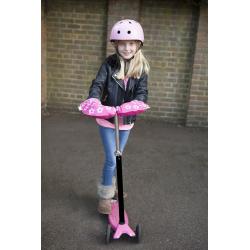 Ocieplacze na kierownicę hulajnogi Mini lub Maxi Micro lub rowerka biegowego - Scooterearz różowe