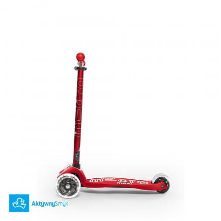 Hulajnoga Maxi Micro Deluxe Red LED