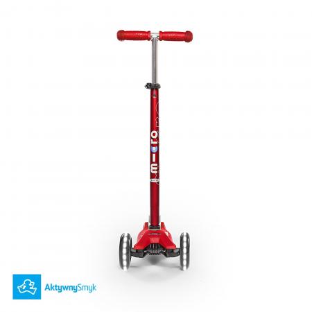 Hulajnoga Maxi Micro Deluxe Red LED