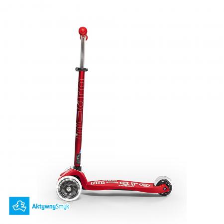 Hulajnoga Maxi Micro Deluxe Red LED