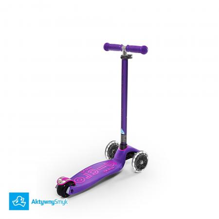 Hulajnoga Maxi Micro Deluxe Purple LED