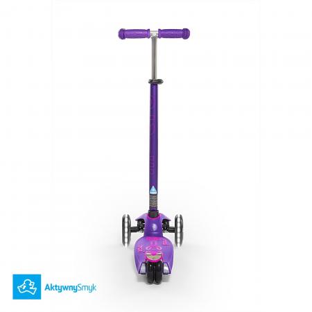 Hulajnoga Maxi Micro Deluxe Purple LED