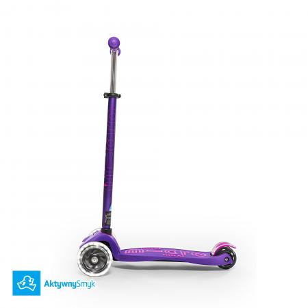 Hulajnoga Maxi Micro Deluxe Purple LED