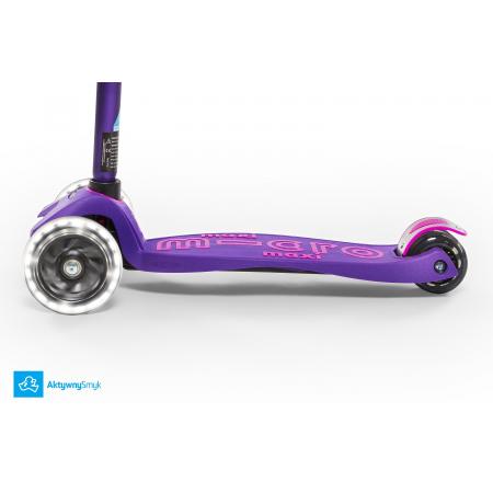 Hulajnoga Maxi Micro Deluxe Purple LED