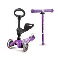 Fioletowa Mini Micro 3in1 Deluxe - jeździk i hulajnoga Mini Micro Deluxe Sklep AktywnySmyk Warszawa