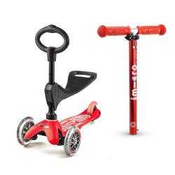 Czerwona Mini Micro 3in1 Deluxe - jeździk i hulajnoga Mini Micro Deluxe Sklep AktywnySmyk Warszawa