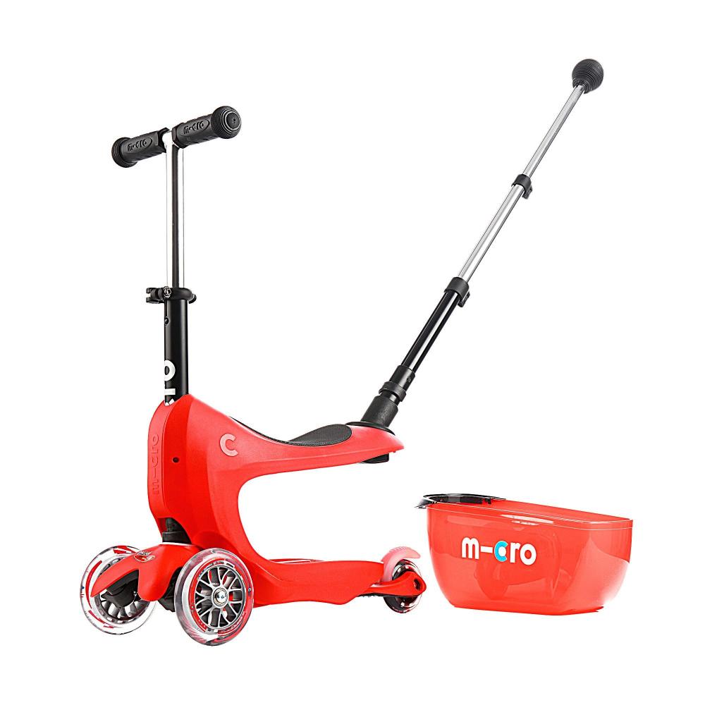 Czerwony jeździk Micro Mini2Go Plus Deluxe Red Czerwony jeździk Micro Mini2Go Plus Deluxe Red